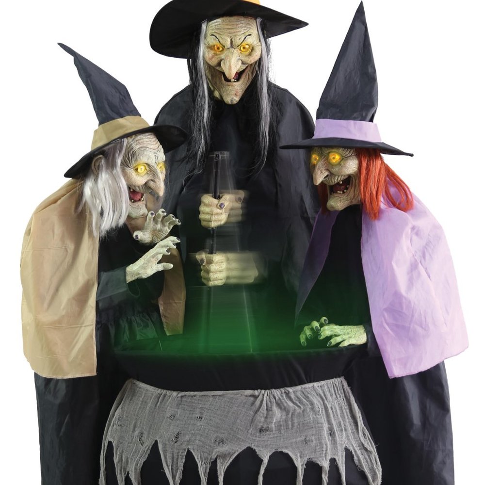 Animated Stitch Witch Sisters Halloween Prop